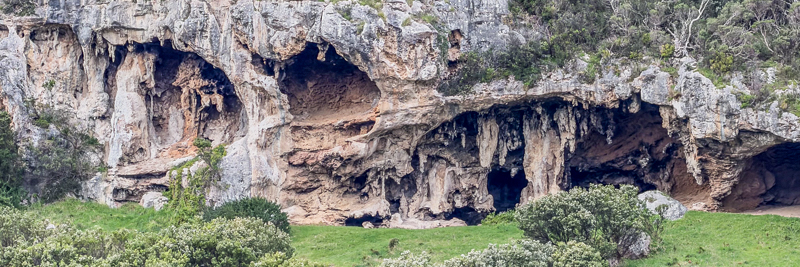 Panorama of Tarragal Caves