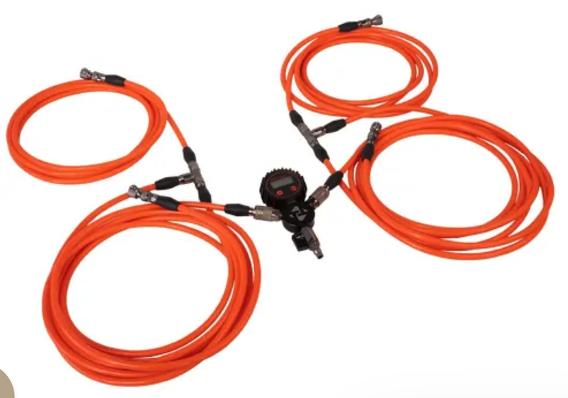 Tuff Terrain 4 Valve Tyre Inflator Deflator Kit